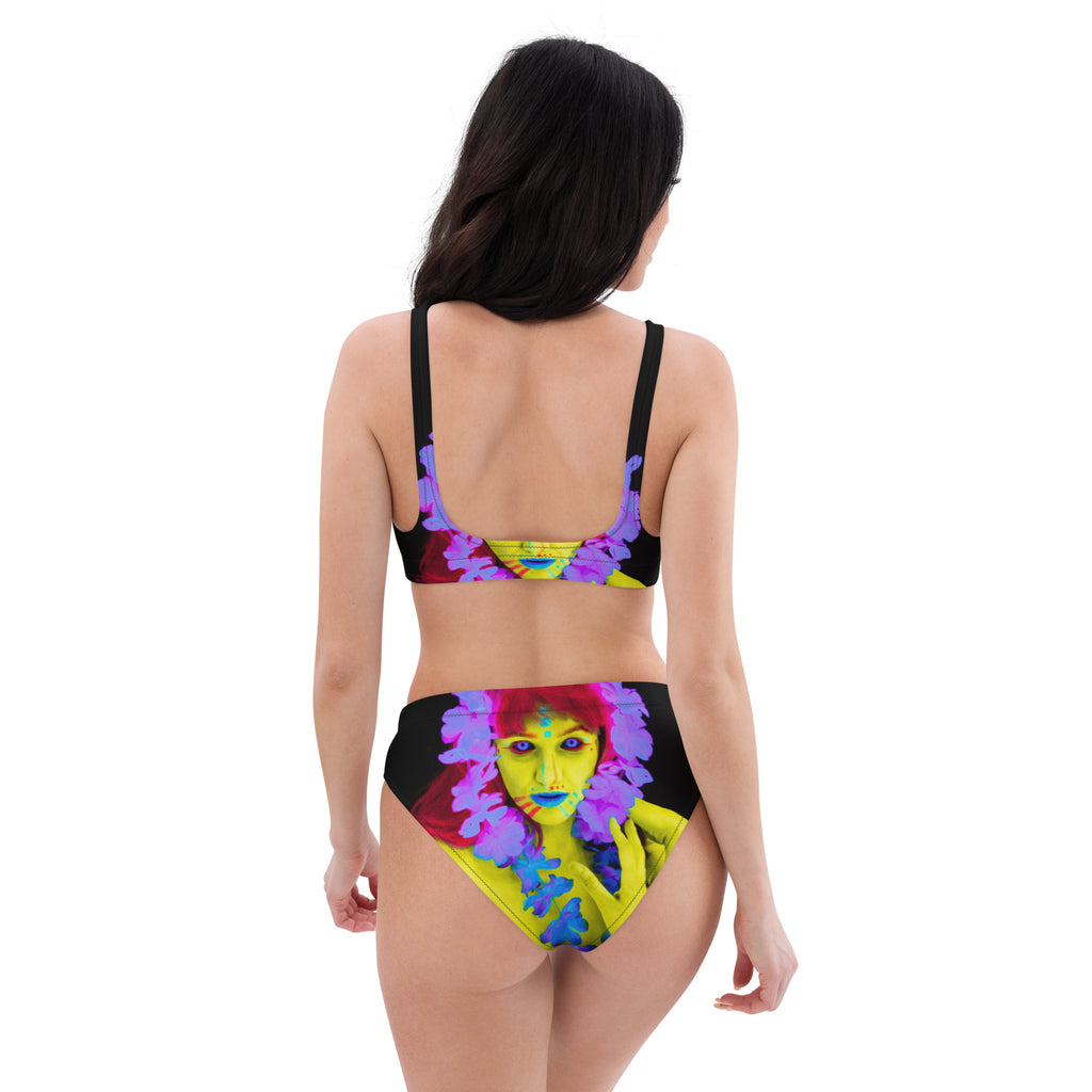 Recycled high-waisted bikini