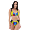 Recycled high-waisted bikini
