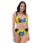 Recycled high-waisted bikini