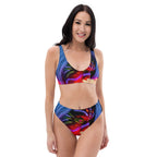 Recycled high-waisted bikini