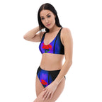 Recycled high-waisted bikini