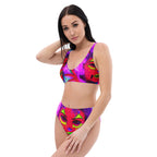 Recycled high-waisted bikini