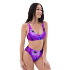 Recycled high-waisted bikini