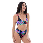 Recycled high-waisted bikini