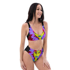 Recycled high-waisted bikini