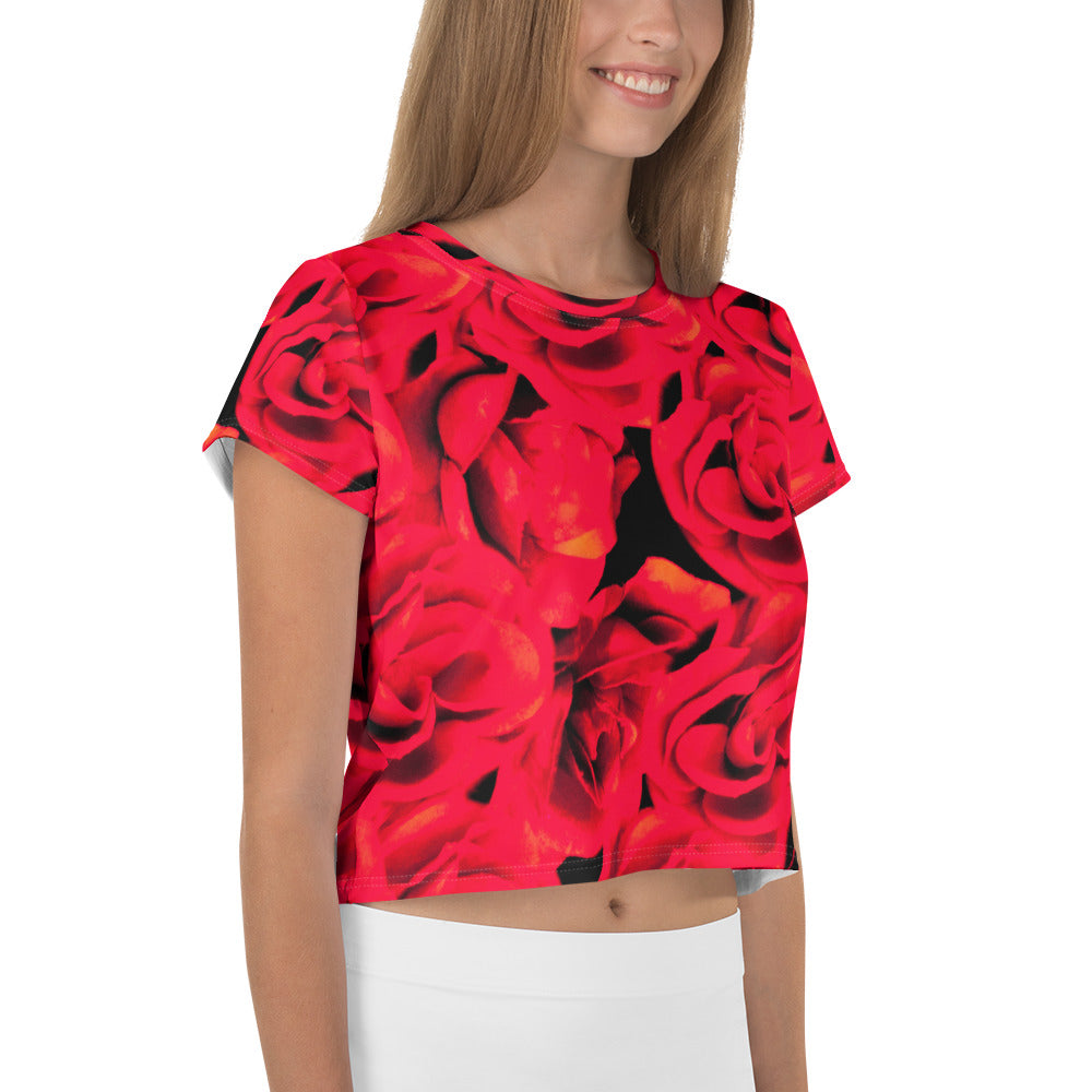 All-Over Print Crop Tee
