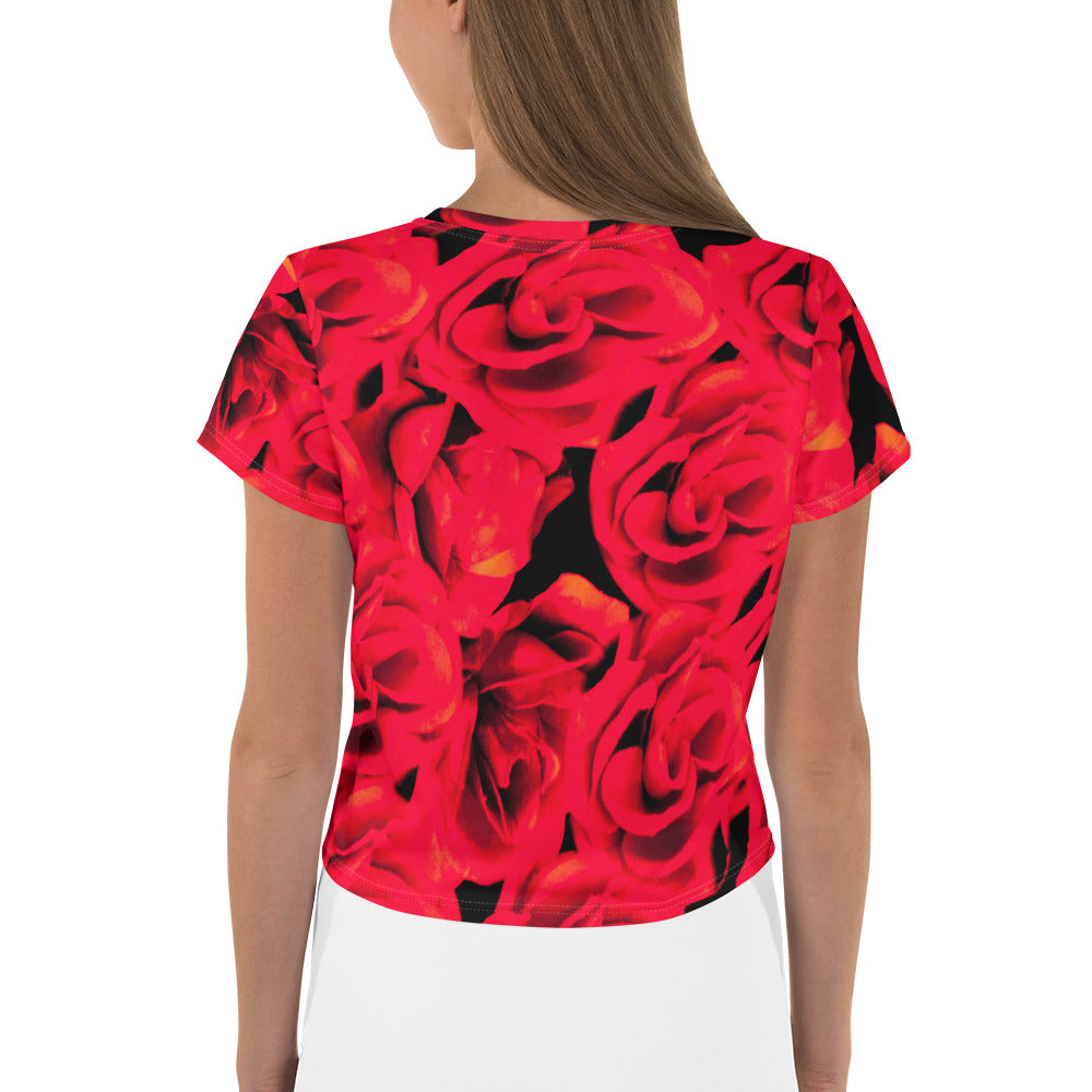 All-Over Print Crop Tee