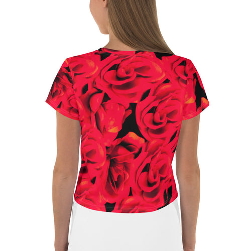 All-Over Print Crop Tee