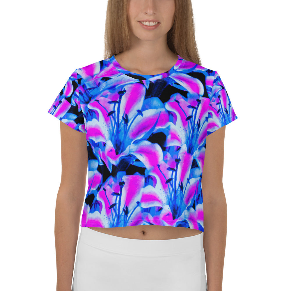 All-Over Print Crop Tee